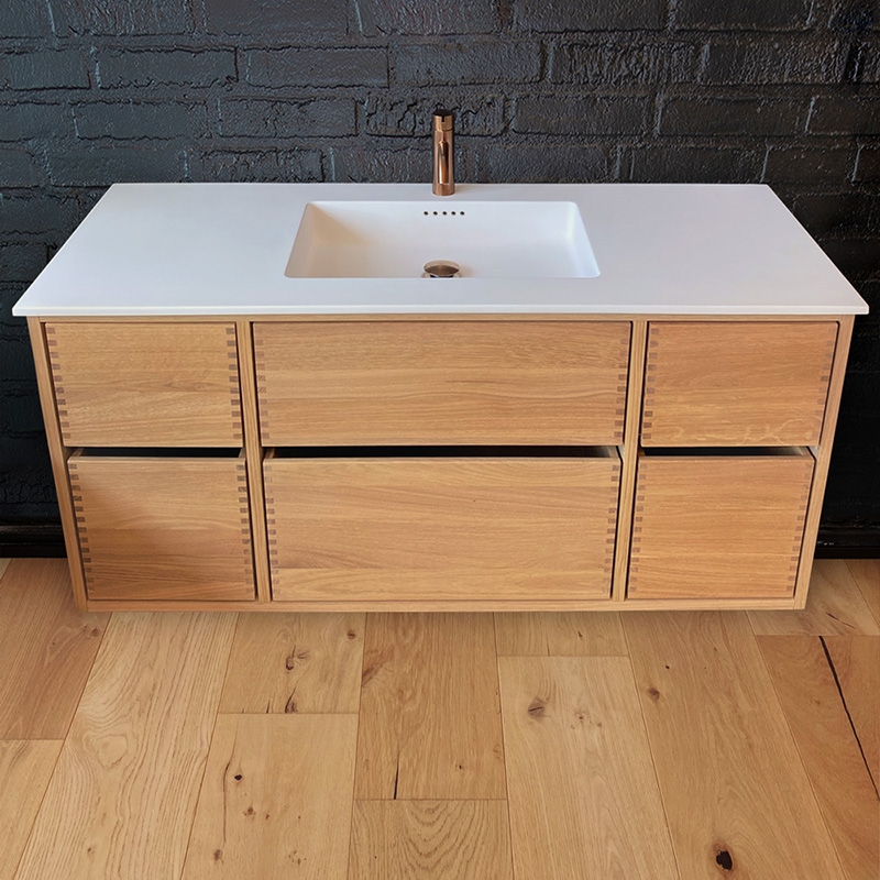 Snekker Originalt Badskabe med bordplate - Just Wood