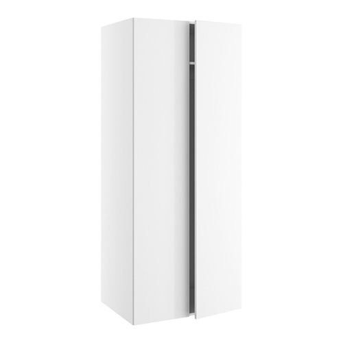 Garderobeskap 100-110-120 cm bredde - Chicago White High Gloss