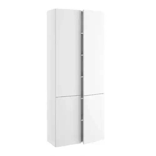 Garderobeskap 30-35 cm dybde - Chicago White High Gloss