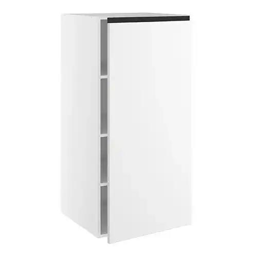 Garderobeskap 40-50 cm bredde - Sitka Hvit med sorte håndtak