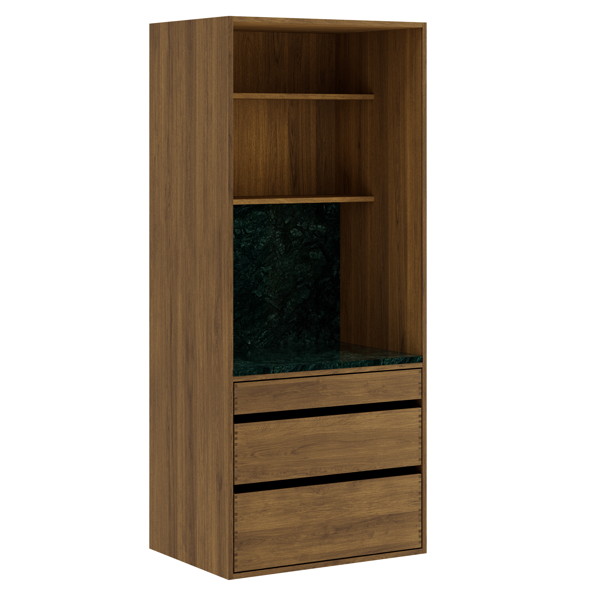80 cm Mørkoljert Just Wood Original baristaskab