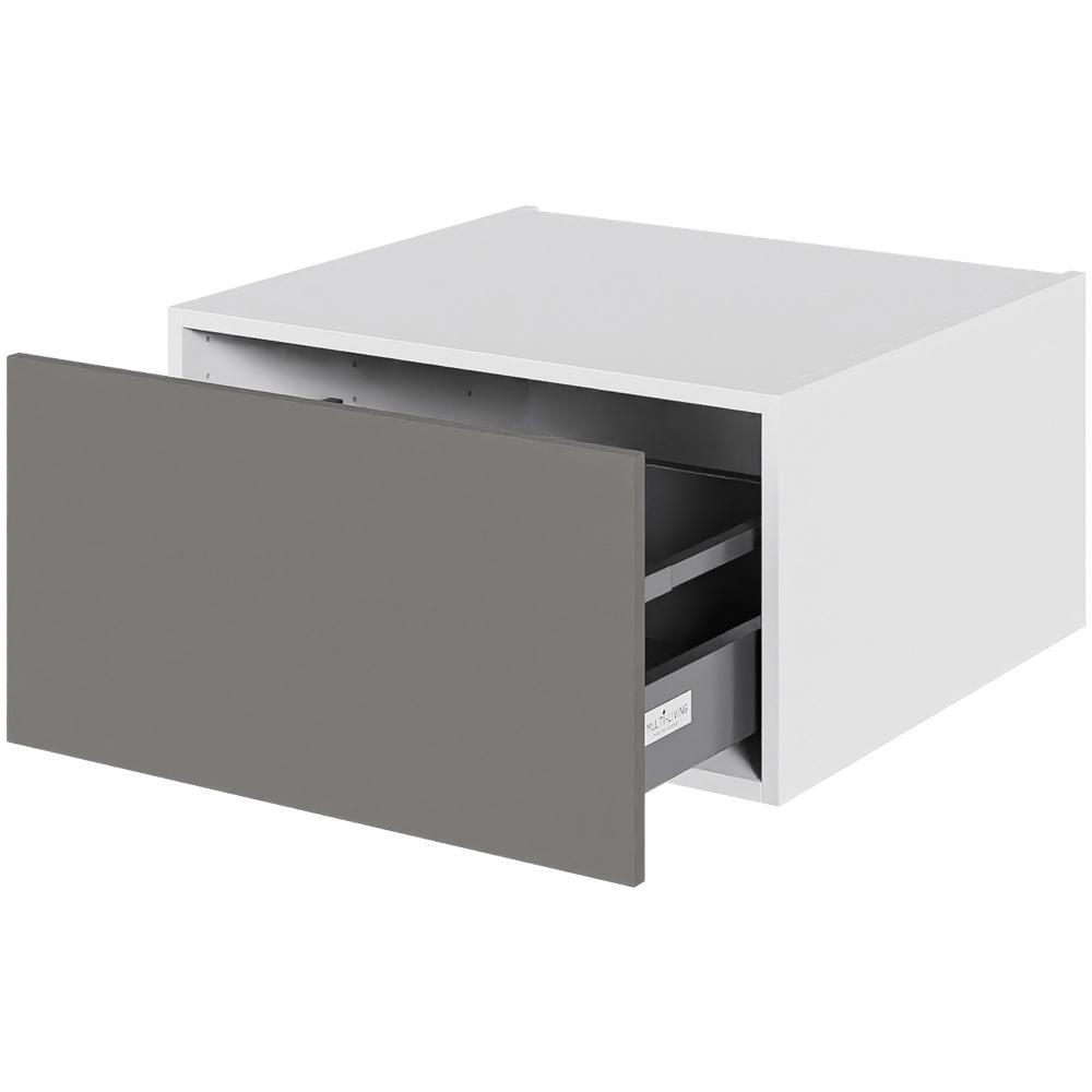 skuff i Cibo Grigio H: 32,0 cm D: 60,0 cm - Deluttrekk/myk lukking - Bredde: 60 cm