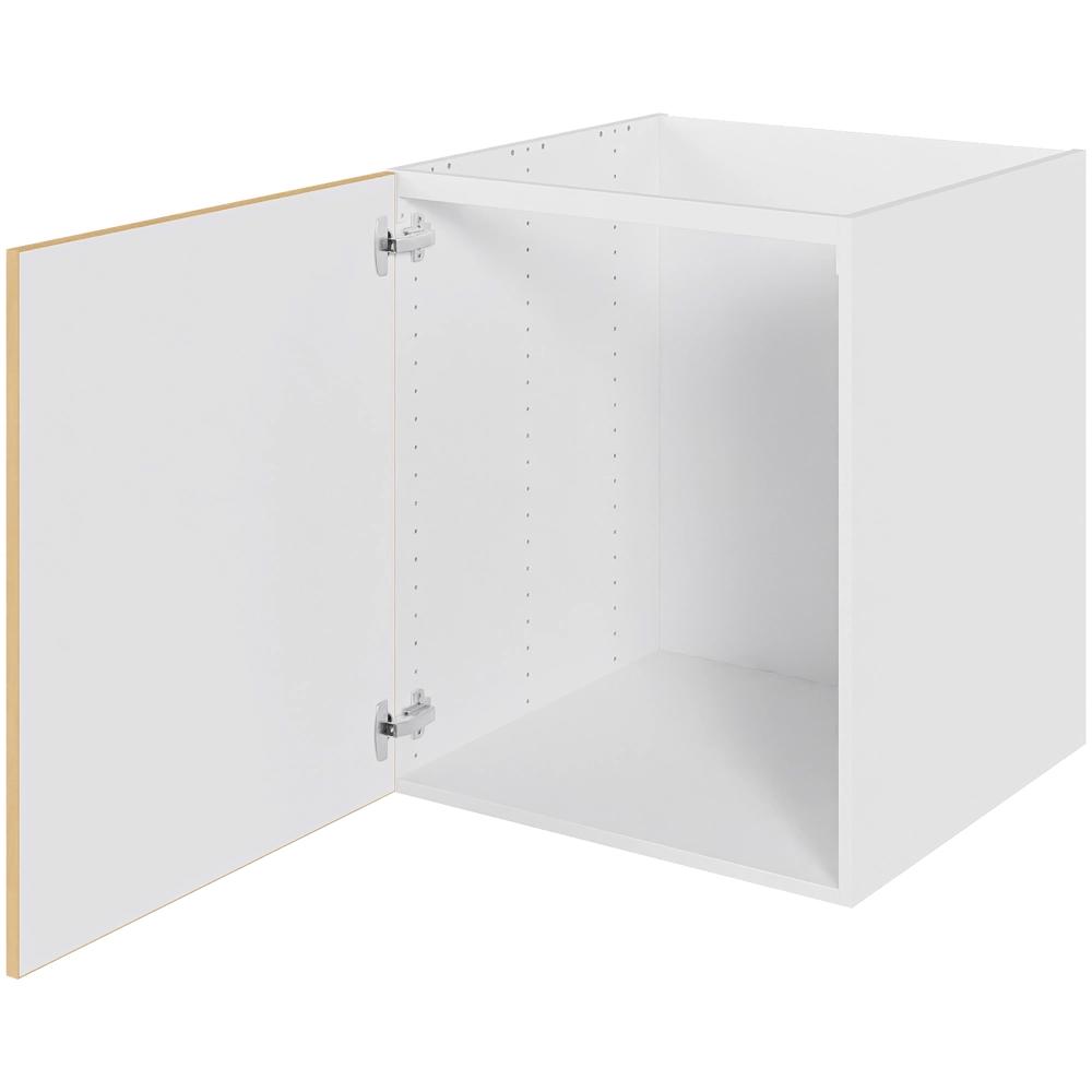 Kjøkkenvaskskap i White/Oak Line H: korpus cm D: 60,0 cm - Inkludert avfallsstativ - Bredde: 60 cm