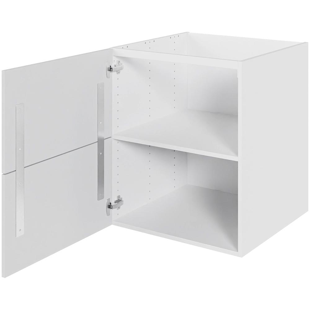 2 skuff utseende - Servant 60 cm med avfallsstativ og dörfront