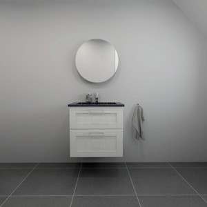 BADSÆT 62 CM Sort Granitex vask
