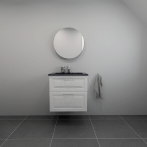 BADSÆT 62 CM Sort Granitex vask