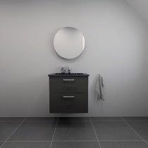 BADSÆT 62 CM Sort Granitex vask