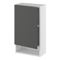 Badoverskab, 572mm låge, 2 hylder, åben nederst. H:704 B:300 D:200
