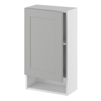 Badoverskab, 572mm låge, 2 hylder, åben nederst. H:704 B:300 D:200