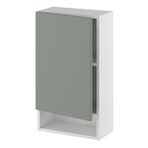 Badoverskab, 572mm låge, 2 hylder, åben nederst. H:704 B:300 D:200