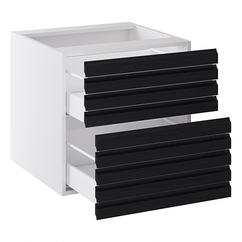 Badvaskeskab lavt Line m/2 skuffer H:576 D:450 B:600