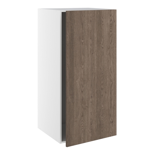 Skap for installasjon av kjøleskap med flatt hengsel (dør-på-dør) - Cleveland Grey Oak