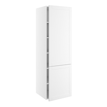Hyldeskab m/5 hylder med 2-delt låge H:1952 D:580 B:400