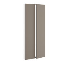 Installationsramme, m/dobbelt låger (leveres usamlet). H:1952 B:800 D:110