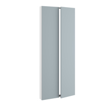 Installationsramme, m/dobbelt låger (leveres usamlet). H:1952 B:800 D:110