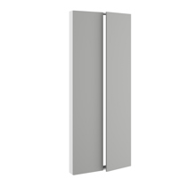 Installationsramme, m/dobbelt låger (leveres usamlet). H:1952 B:800 D:110