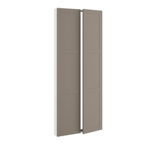 Installationsramme, m/dobbelt låger (leveres usamlet). H:1952 B:800 D:110