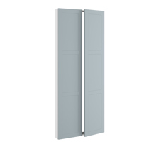 Installationsramme, m/dobbelt låger (leveres usamlet). H:1952 B:800 D:110