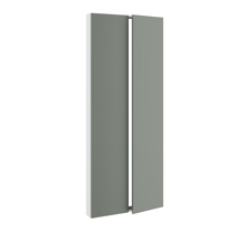 Installationsramme, m/dobbelt låger (leveres usamlet). H:1952 B:800 D:110