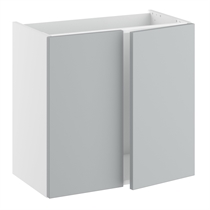 Badvaskeskab lavt slimline 2 låger H:576 D:320 B:600