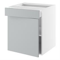 Hyldeskab m/1 skuffe og 1 hylde H:704 D:580 B:400