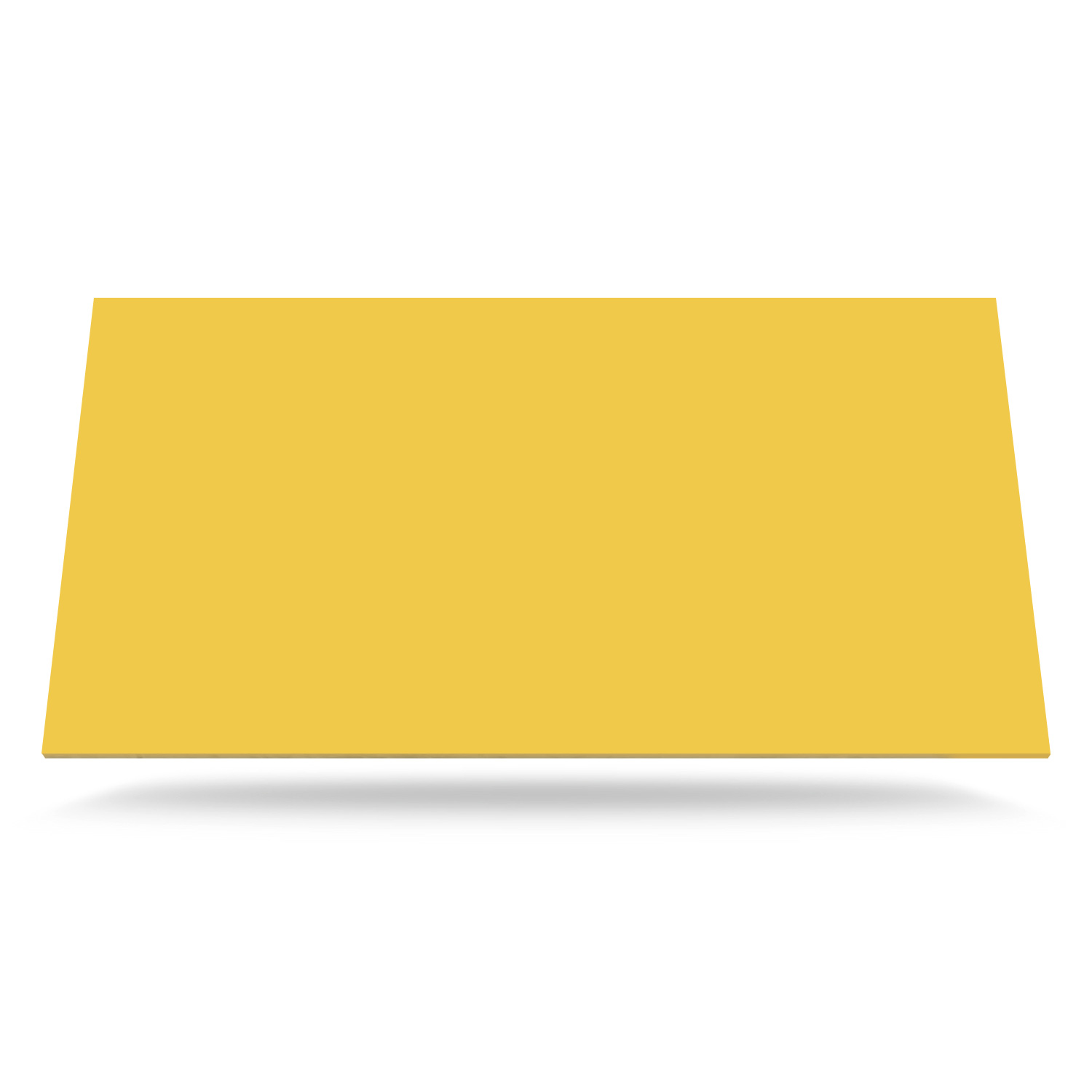 Imperal Yellow Corian bordplate på mål